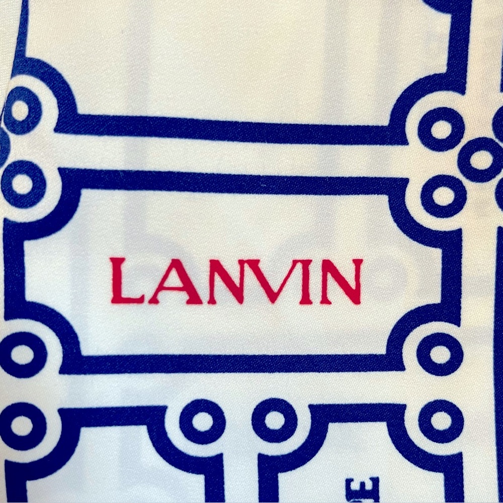 LANVIN Vintage Streets of Paris Dress - Picture 8 of 11